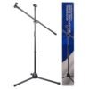 Versatile Microphone Stand with Adjustable Height and Angle - Mic Holder Included