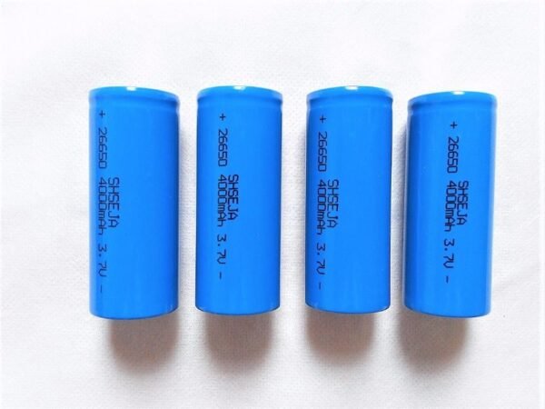 Rechargeable Lithium Battery 7000mAh 3.7V Blue 26650