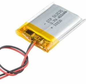 Rechargeable Lithium Battery 3.7V 400mAh Li-ion DC