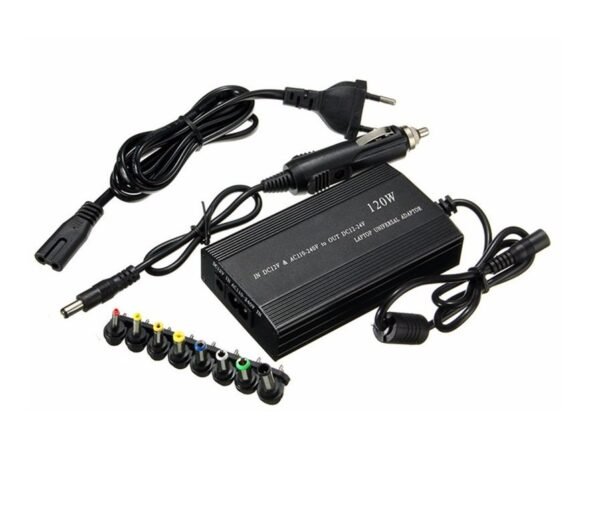 Multi-type 120W Power Supply Car Charger Laptop Adapter For ACER/HP/DELL/Samsung/Lenovo/Asus 12V/24V 5V 2-5A 5V USB Port