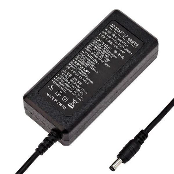 12V 4A AC Power Supply Adapter Charger