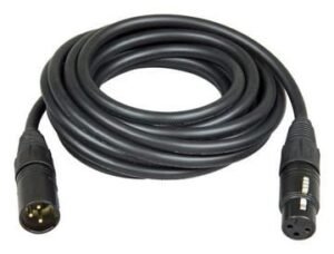 Male XLR To Female XLR Cable 3M