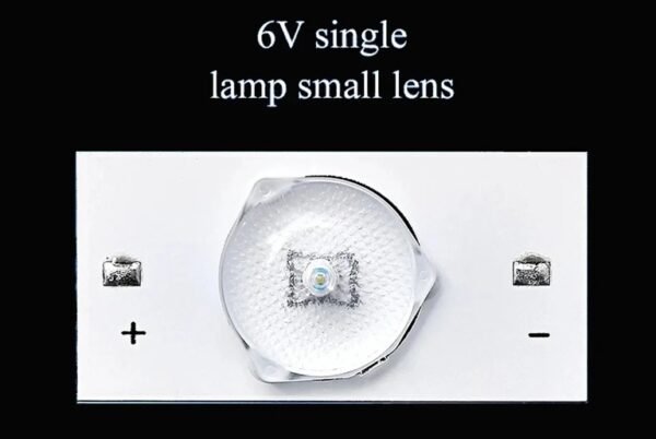6V SINGLE LAMP SMALL LENS ROUND