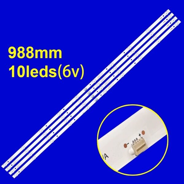 50" 10LED 4 PCS XY-0683-6V rowa 50inch 10led 988mm 10led 6V 5pcs/set -- LED50DM